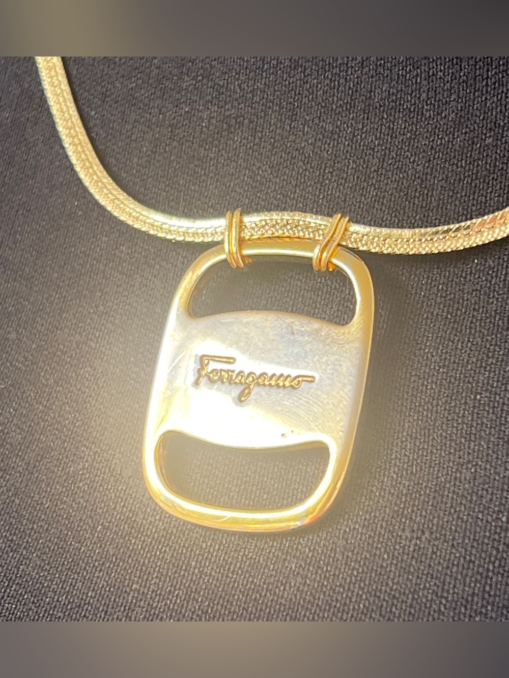 Unisex Vintage Salvatore Ferragamo Necklace - Picture 4 of 10